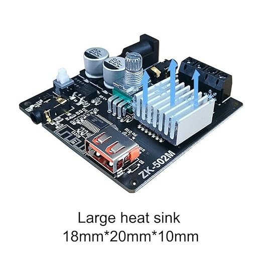Module amplificateur numérique 50 W+ 50 W Bluetooth 