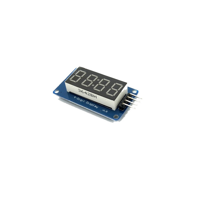 TM1637 Module Afficheur LED 4*7 avec Horloge (Rouge)