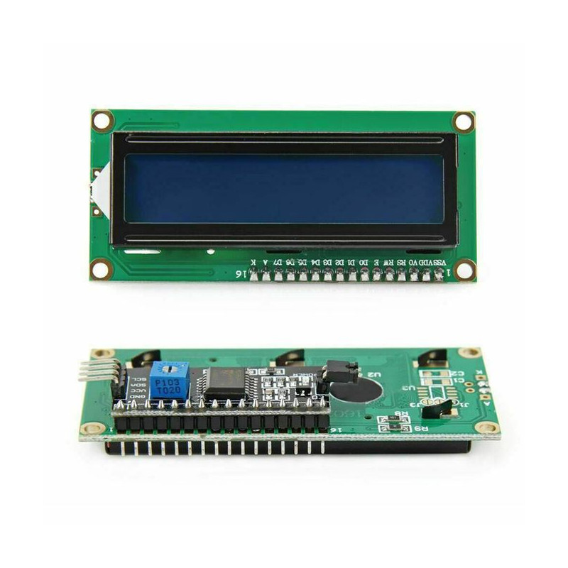 Afficheur LCD 2*16 avec I2C BLEU