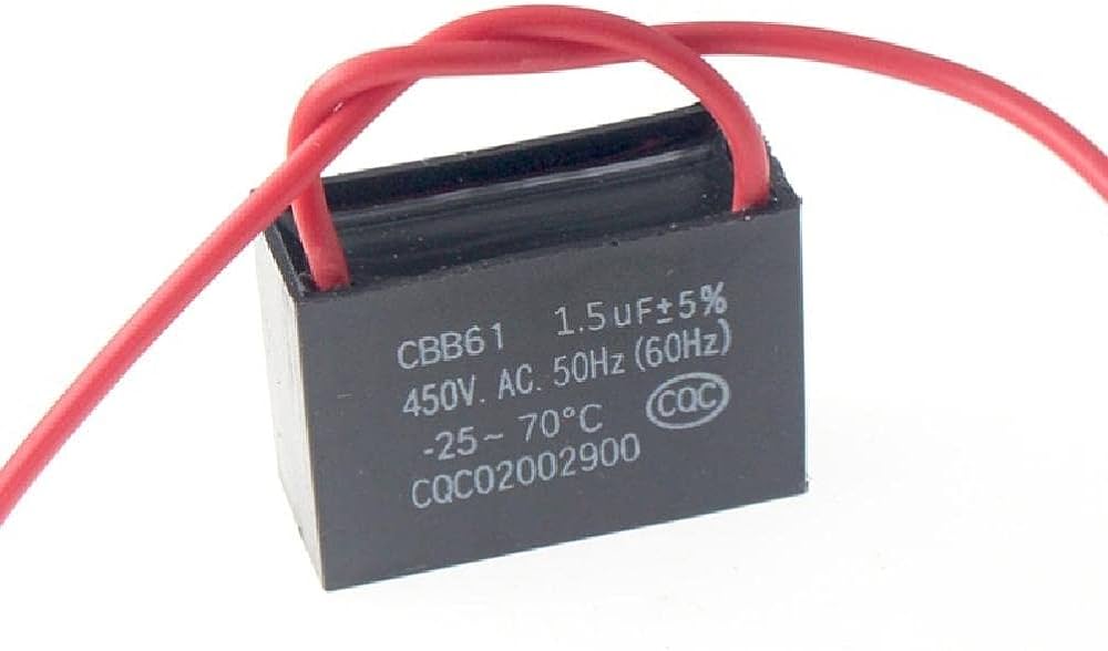 Condensateur de démarrage ventilateur 3.uF 450V