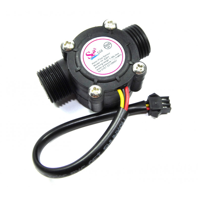 Capteur de débit d'eau YF-S201 1-30L/min