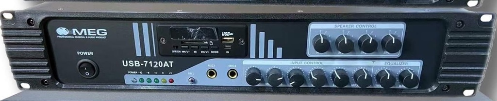 Amplificateur mixeur de bureau MEG USB-7120AT 240W 