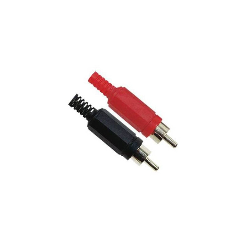 Fiche RCA Mâle Plastique