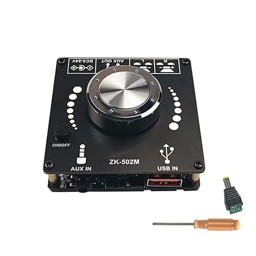 Module amplificateur numérique 50 W+ 50 W Bluetooth ZK-502M